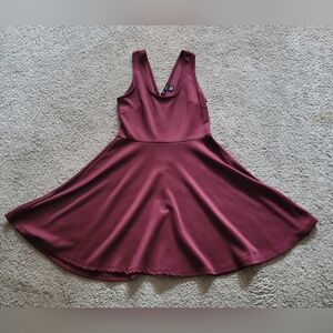 Maroon rue 21 dress